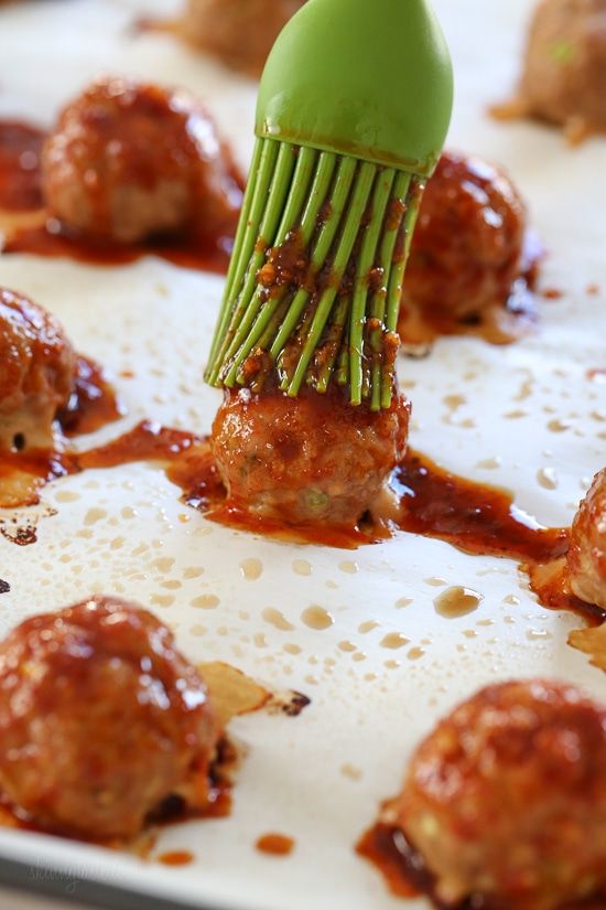 Skinnytaste Asian Turkey Meatballs With Gochujang