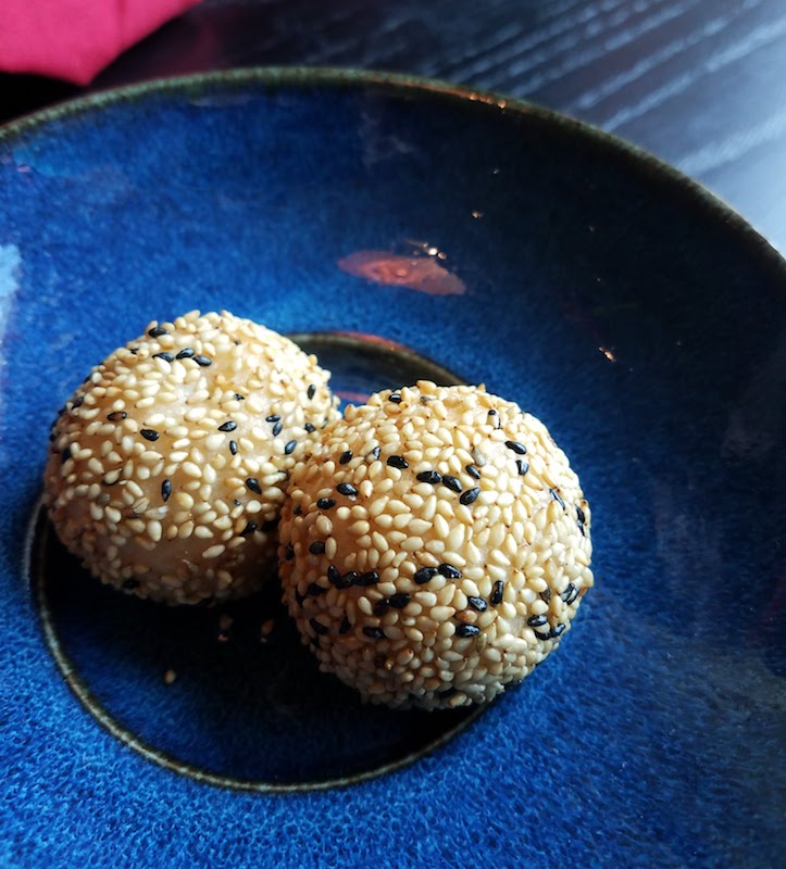 Best Asian Desserts in Austin - Fearless Captivations 52 Old Thousand Austin Restaurant Sesame Ball Dessert