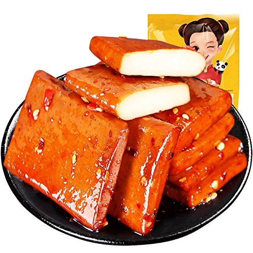 Fermented Tofu (Update 2022) 25 Sichuan Flavor Spicy Snack Tofu Spicy Bean Curd with Spicy Flavor 250g (8.8oz)