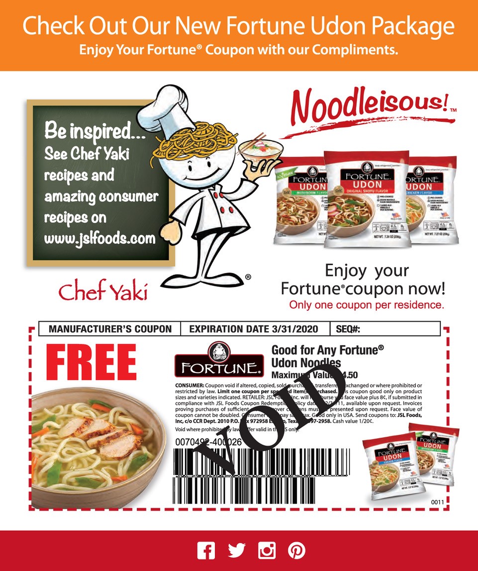 Fortune coupon