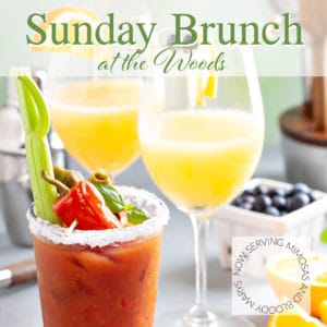 Sunday Brunch at the Woods - Serving breakfast and lunch favorites 5 My project 1