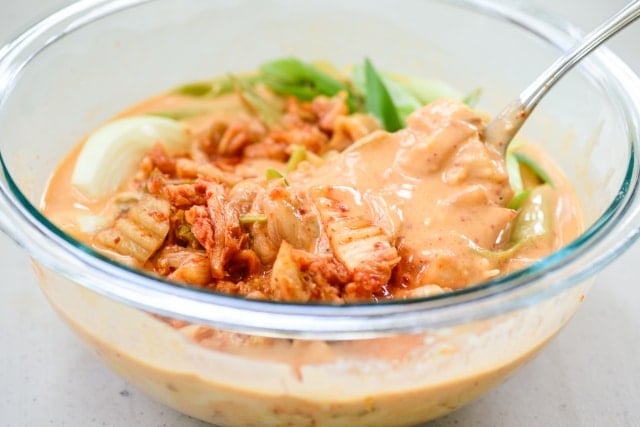 Kimchijeon (Kimchi Pancake) DSC0766 640x427 - Kimchijeon (Kimchi Pancake)