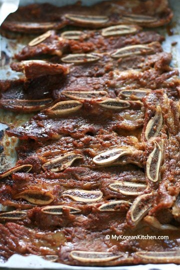 LA Galbi (Korean BBQ Short Ribs) | MyKoreanKitchen.com