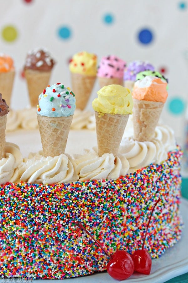 Ice Cream Sundae Cake 13 Ice Cream Sundae Cake | From SugarHero.com