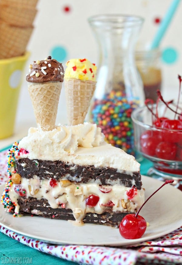 Ice Cream Sundae Cake 12 Ice Cream Sundae Cake | From SugarHero.com