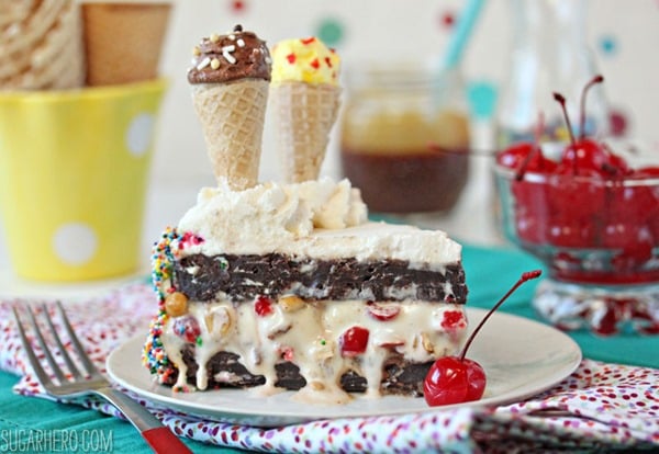 Ice Cream Sundae Cake 15 Ice Cream Sundae Cake | From SugarHero.com