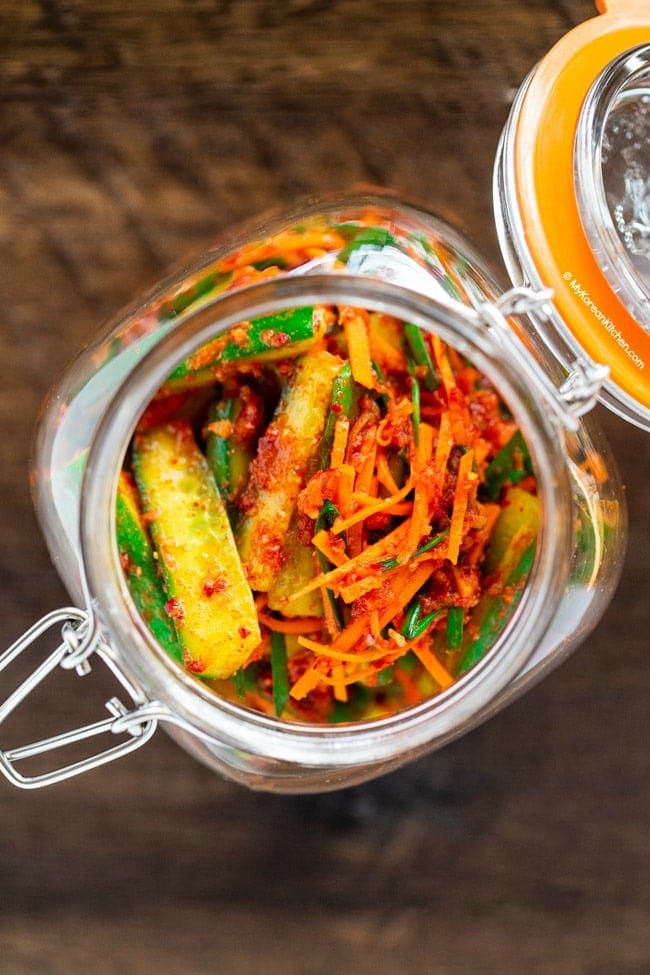 3. Korean Cucumber Kimchi