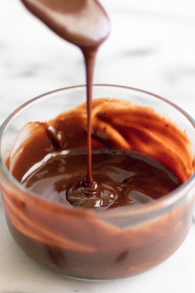 30-Second Easy Chocolate Sauce - Baking Mischief 13 This easy chocolate sauce is a life-saver when you're craving a sundae NOW.