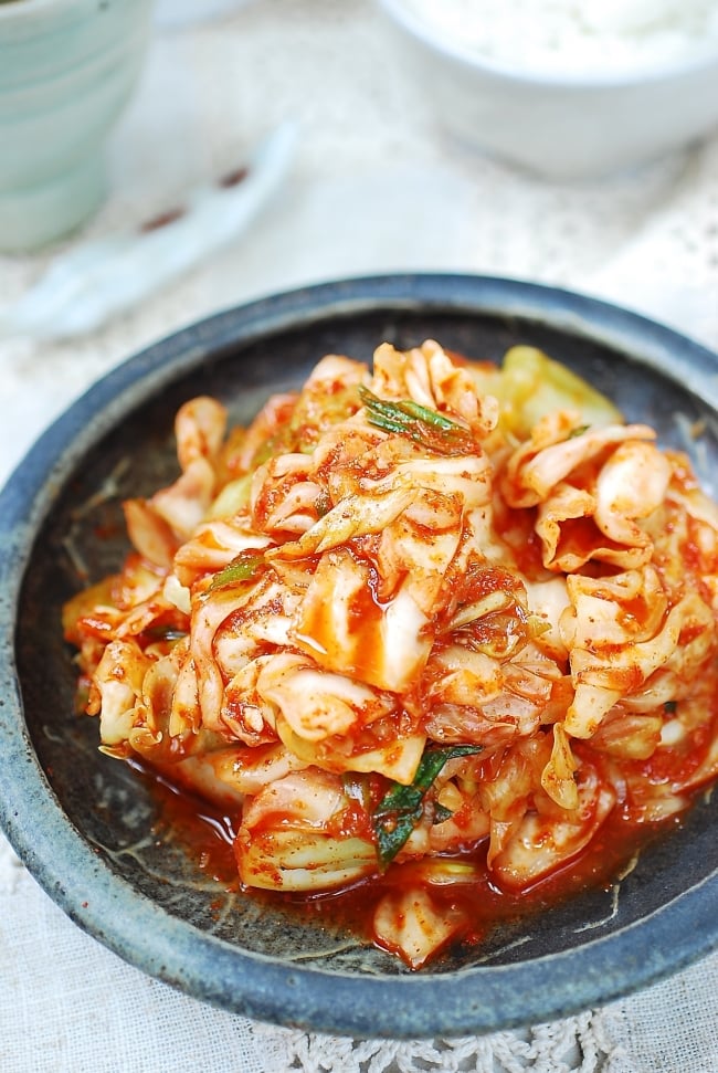 Yangbaechu Kimchi (Green Cabbage Kimchi)