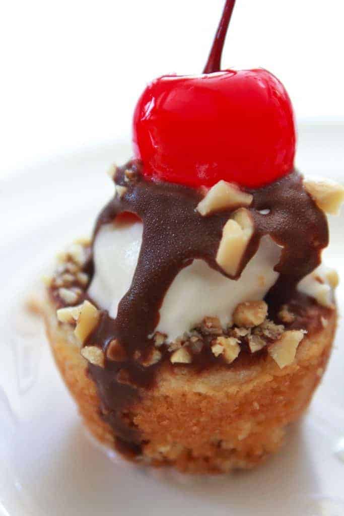 Ice Cream Sundae Cookie Bites - Practically Homemade 14 Ice Cream Sundae Cookie Bites