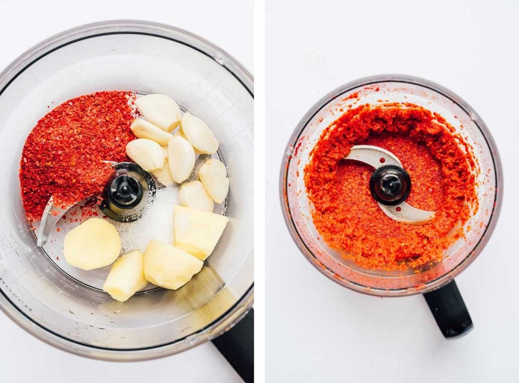 Kimchi 101: How to Make Kimchi (No Fish Sauce) 21 Spicy paste in a food processor for making kimchi