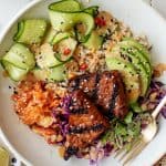 Kimchi Brown Rice Bliss Bowls Recipe - Love and Lemons 2 IMG 20577 close