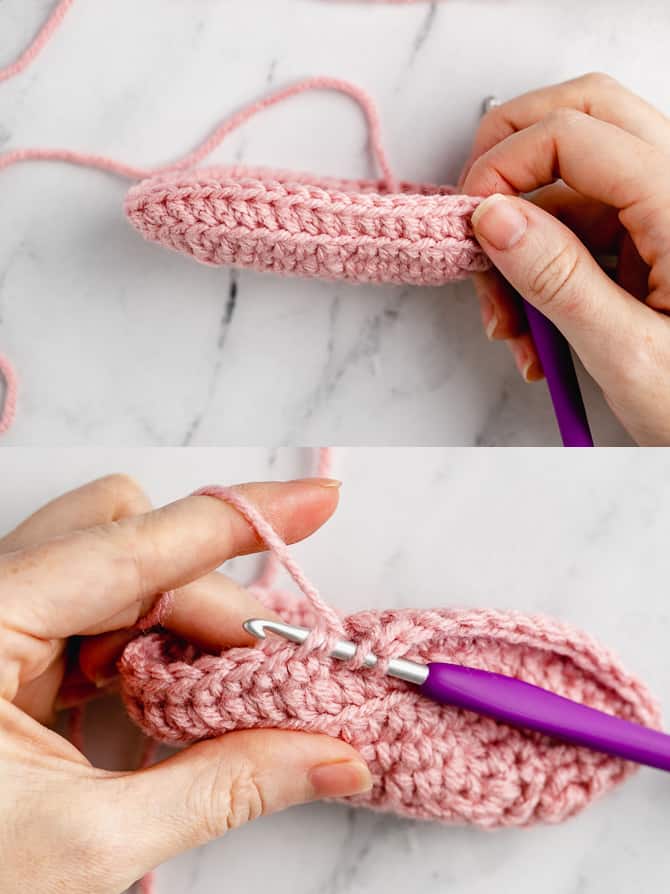 Classic Crochet Baby Booties with Folded Cuff – Free Pattern 21 cuffed baby booties b