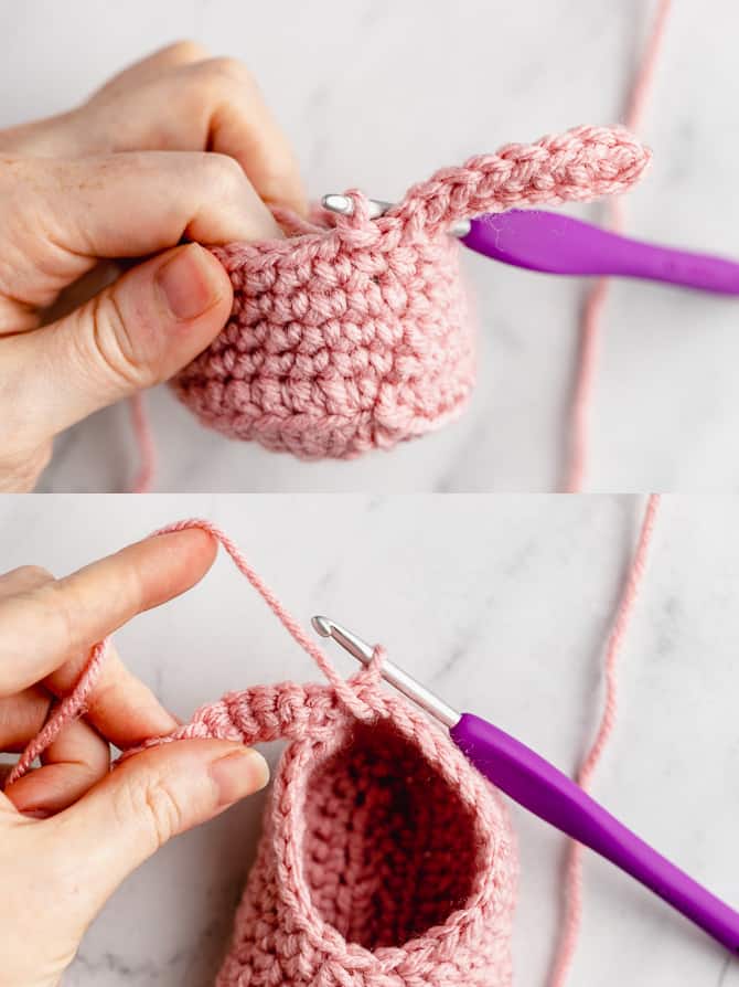 Classic Crochet Baby Booties with Folded Cuff – Free Pattern 24 cuffed baby booties d