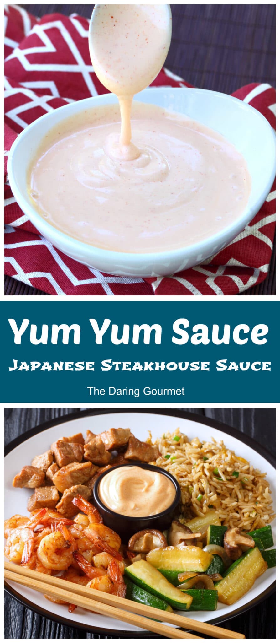 Yum Yum Sauce (Japanese Steakhouse Sauce) 14 yum yum sauce recipe best Japanese steakhouse hibachi grill homemade
