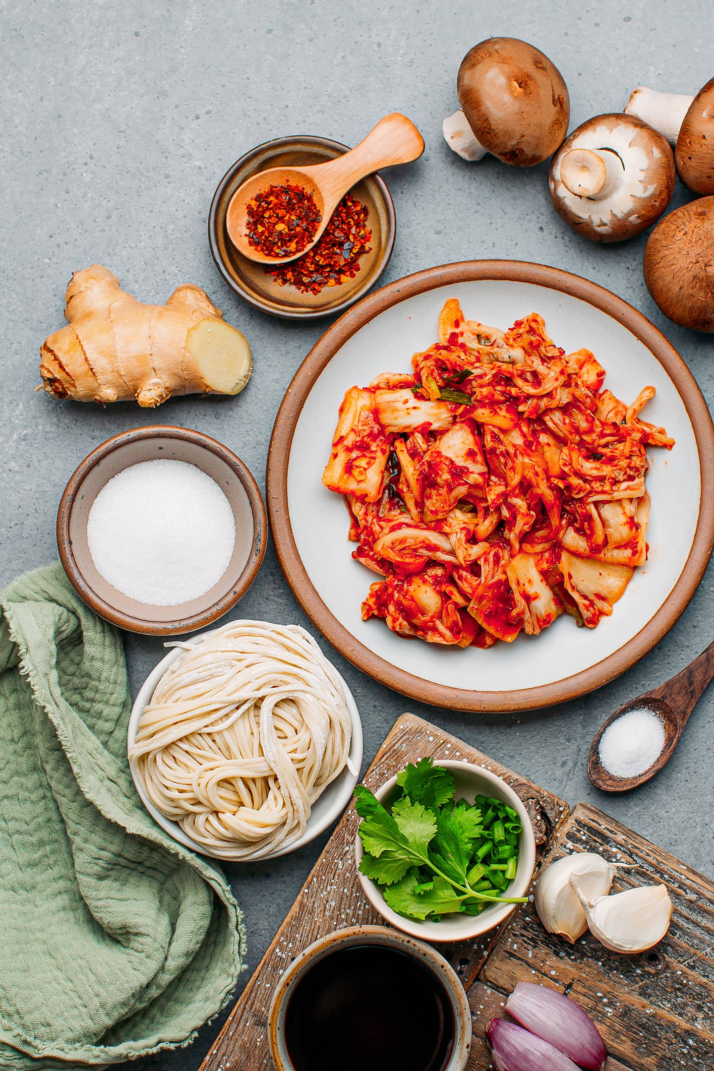 Vegan Kimchi Noodle Soup - Full of Plants 11 Vegan Kimchi Noodle Soup