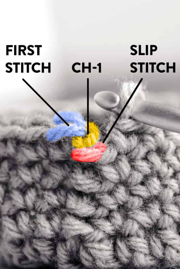 Classic Crochet Baby Booties with Folded Cuff – Free Pattern 22 how to join crochet rounds with a slip stitch to the first stitch of the previous round
