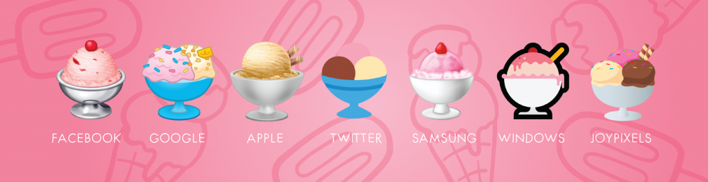 ???? Ice Cream Emoji: Share The Joy Ice Cream Brings Online | ???? Emojiguide 20 ice cream emoji on different platforms