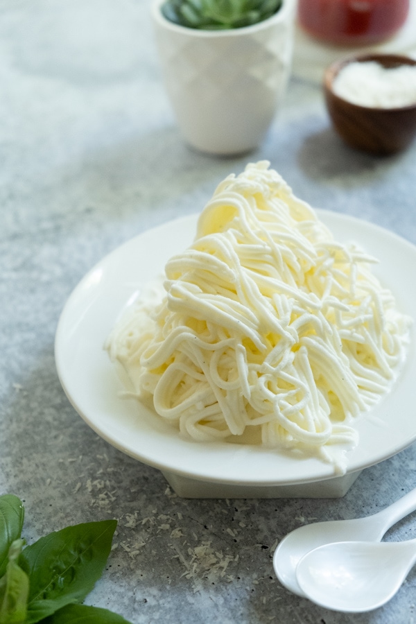 German Spaghetti Ice Cream (Homemade Spaghettieis Recipe) 55 Spaghettieis 08 2