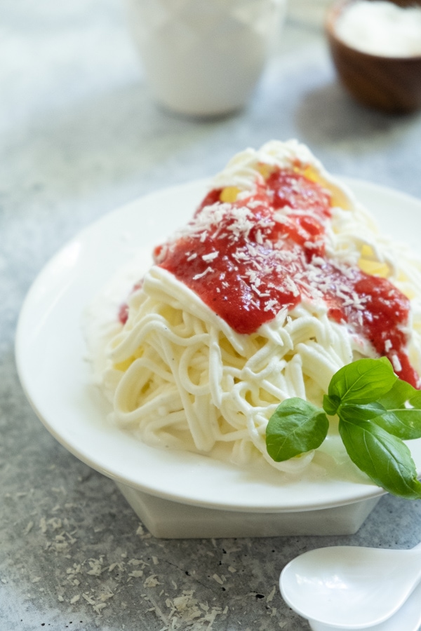 German Spaghetti Ice Cream (Homemade Spaghettieis Recipe) 44 Spaghettieis 19