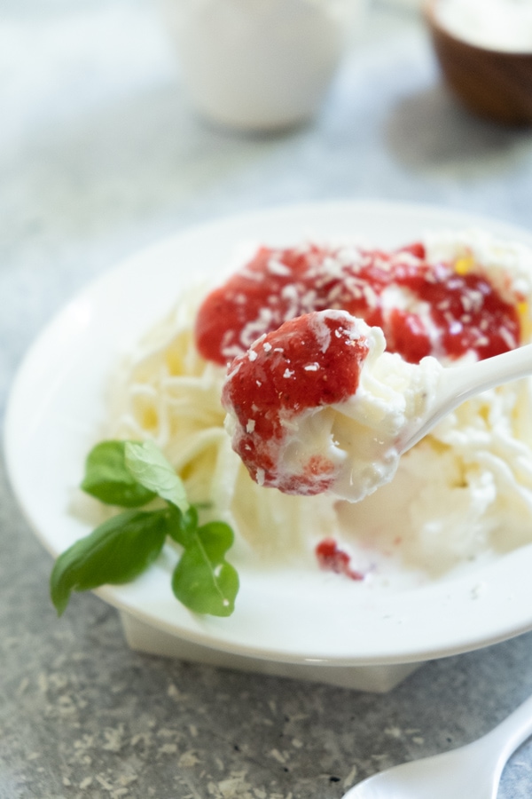 German Spaghetti Ice Cream (Homemade Spaghettieis Recipe) 33 Spaghettieis 26