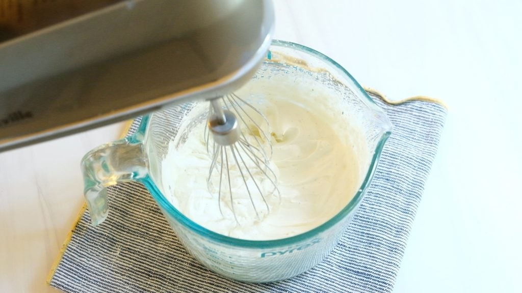 German Spaghetti Ice Cream (Homemade Spaghettieis Recipe) 52 stiff peaks
