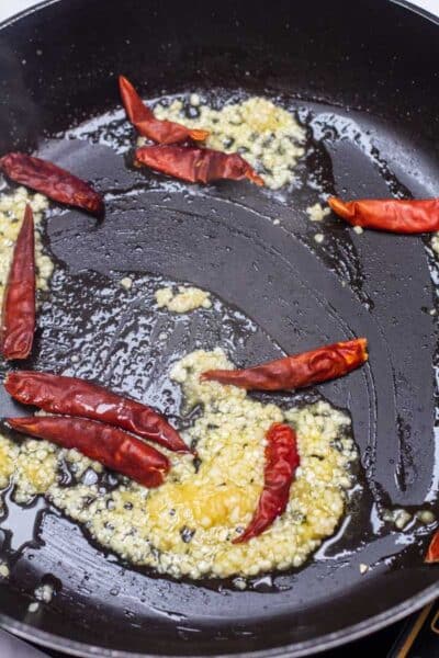 Process photo 3 add Thai chili peppers.