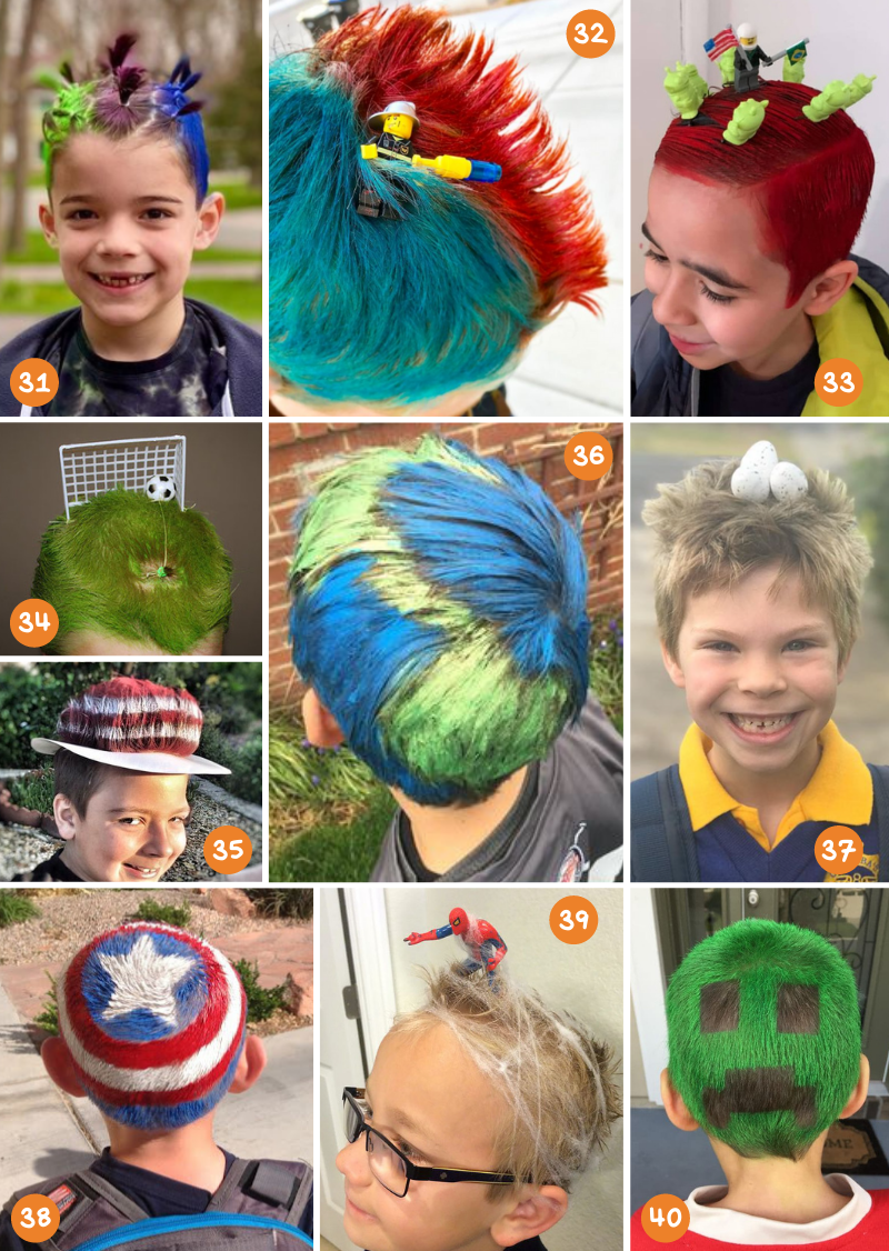 Crazy Hair Day Ideas for Boys 5
