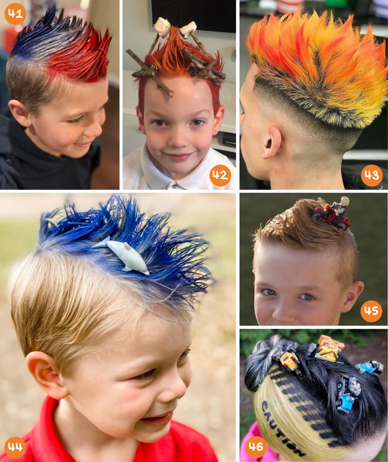 Crazy Hair Day Ideas for Boys 6