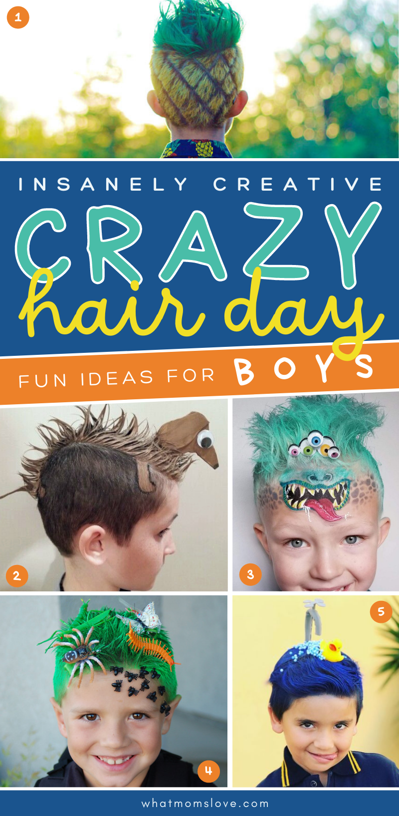 Crazy Hair Day Ideas for Boys with Short Hair
