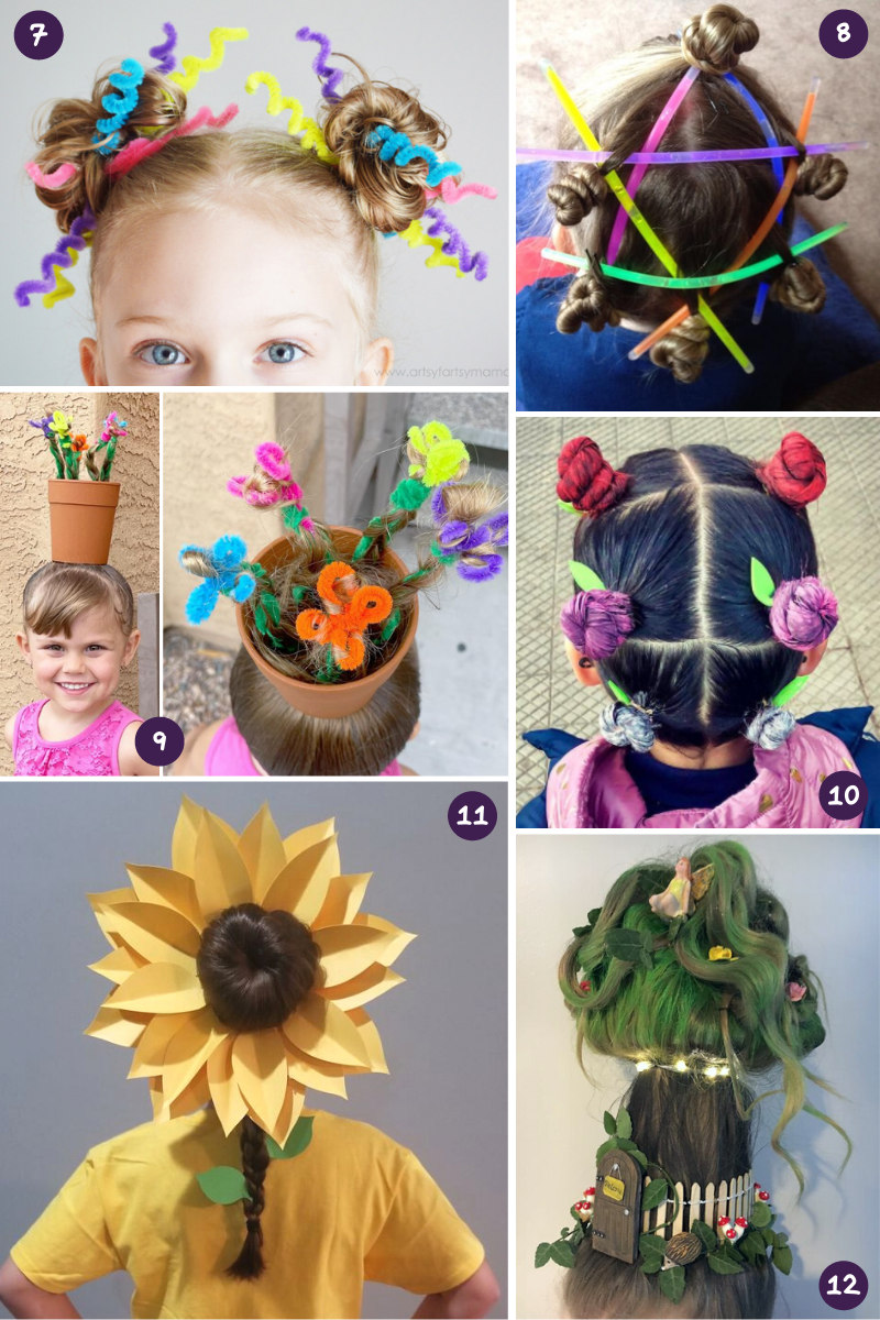 Crazy Hair Day Ideas for Girls 2